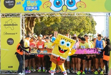 Cidade de Aracaju recebe pela primeira vez a Corrida do Bob Esponja