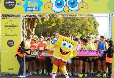 Cidade de Aracaju recebe pela primeira vez a Corrida do Bob Esponja
