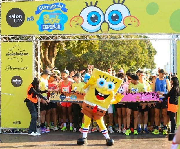 Cidade de Aracaju recebe pela primeira vez a Corrida do Bob Esponja