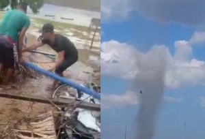 Ventania derruba estruturas e causa prejuízos em cidades do interior de Sergipe