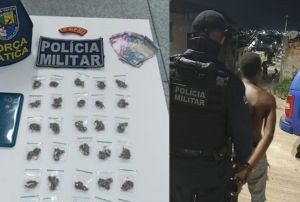 Adolescente de 16 anos é apreendido por tráfico de drogas no bairro Santa Maria, em Aracaju