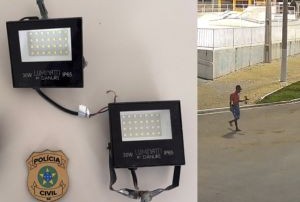Polícia recupera refletores furtados do letreiro “Eu Amo Riachuelo”