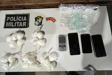 Trio é preso com mais de meio quilo de cocaína em Estância