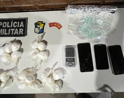Trio é preso com mais de meio quilo de cocaína em Estância