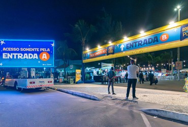 Acesso ao Arraiá do Povo se mantém apenas por um dos portões nesta quarta (10)