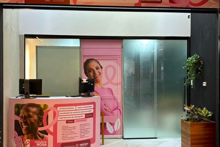 SMS prorroga campanha Outubro Rosa no RioMar Aracaju com atendimento gratuito