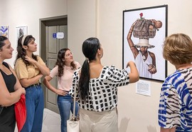 Exposição coletiva reúne 15 artistas no Corredor Cultural Wellington Santos, em Aracaju