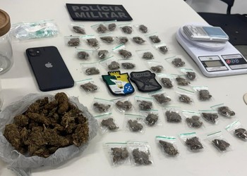 Suspeito é preso com drogas prontas para venda no Santa Maria