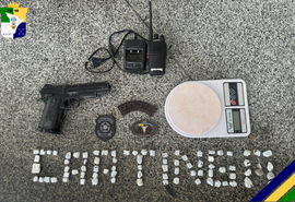 Dois suspeitos são presos por tráfico de drogas em área rural de Porto da Folha