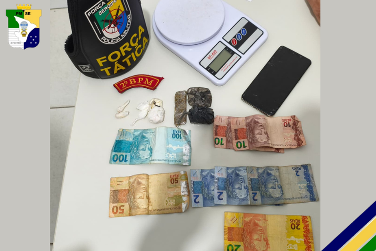 Adolescente é apreendido suspeito de tráfico de drogas em Amparo de São Francisco