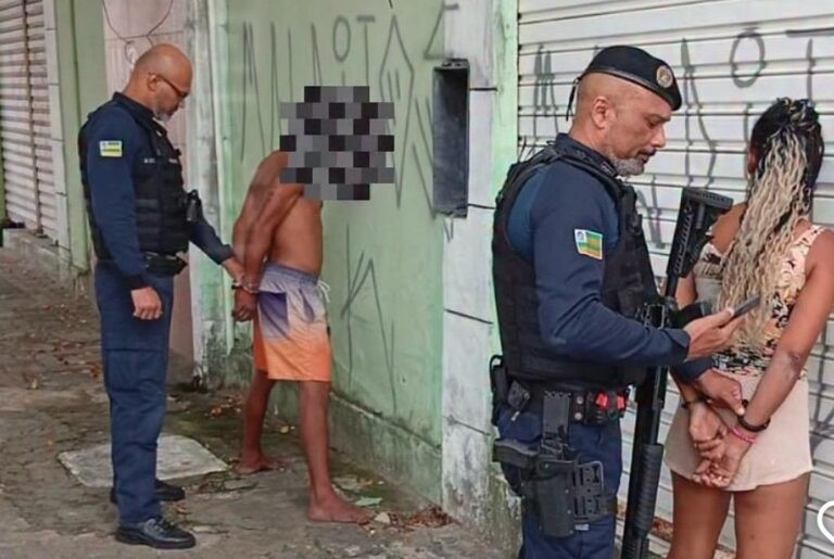 Três pessoas são presas por suspeita de roubo de celulares no Centro de Aracaju