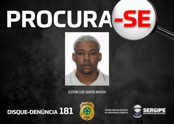 Foto do investigado por roubos a motoristas de aplicativo em Aracaju é divulgada