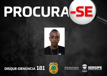 Polícia divulga imagem de suspeito de ostentar arma durante festa em Aracaju