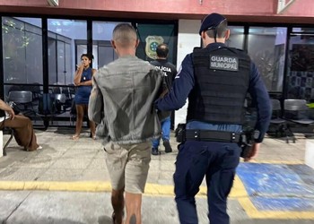 Suspeito de atacar companheira com facão é preso pela Guarda Municipal em Barra dos Coqueiros