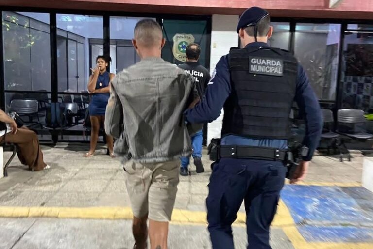 Suspeito de atacar companheira com facão é preso pela Guarda Municipal em Barra dos Coqueiros