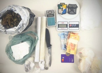 PMSE prende suspeito com drogas e cumpre mandado de prisão no Bairro Cidade Nova