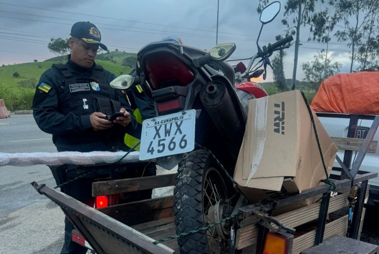 Motocicleta com sinais de adulteração é apreendida em Simão Dias durante operação