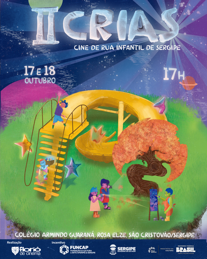 Segunda edição do CRIAS (Cine de Rua Infantil) acontece em São Cristóvão