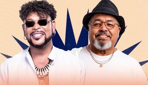 Jau e Jorge Aragão na contagem regressiva para o show em Aracaju