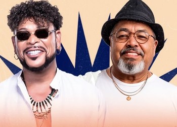 Jau e Jorge Aragão na contagem regressiva para o show em Aracaju