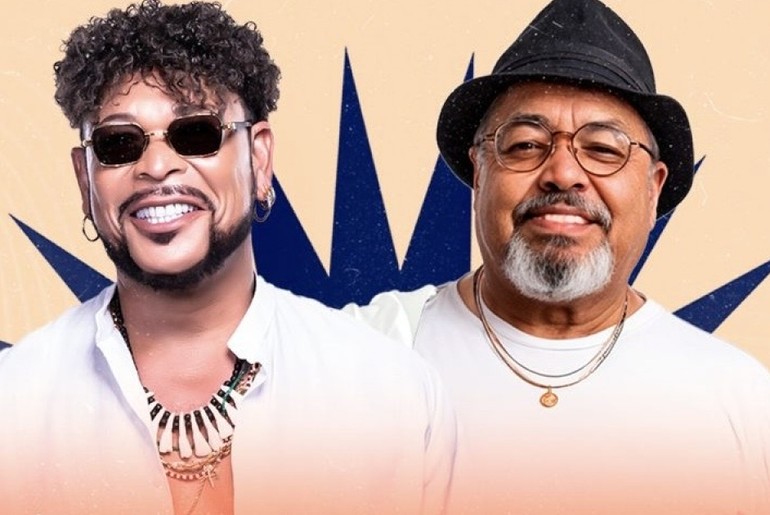 Jau e Jorge Aragão na contagem regressiva para o show em Aracaju