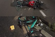 Colisão frontal entre moto e bicicleta deixa dois mortos na Ponte Aracaju-Barra