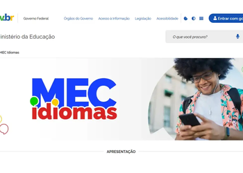 MEC lança plataforma gratuita para ensino de inglês e espanhol