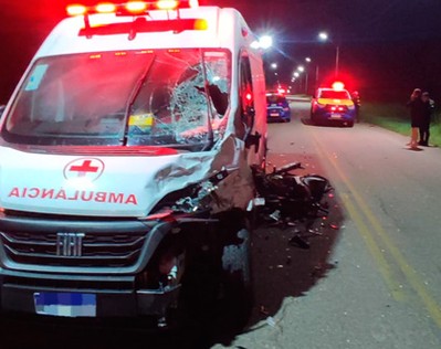 Motociclista morre em colisão com ambulância na rodovia SE-425, em Telha