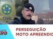 Suspeito de tráfico de drogas troca tiros com a polícia durante perseguição no bairro América