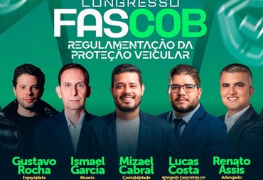 Aracaju sedia Congresso FASCOB sobre regulamentação da proteção veicular
