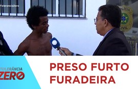 Homem é preso suspeito de tentar furtar furadeira de salão de beleza na avenida Hermes Fontes