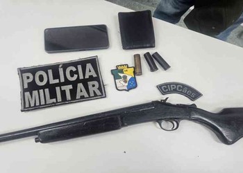 Homem suspeito de porte ilegal é preso em São Cristóvão