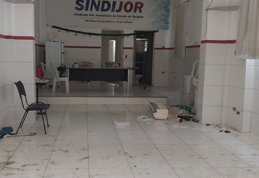 Sede do Sindicato dos Jornalistas de Sergipe é arrombada na madrugada deste domingo (14)