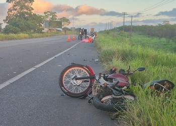 Motociclista de 50 anos morre após colisão traseira na SE-270, em Lagarto
