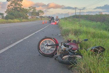 Motociclista de 50 anos morre após colisão traseira na SE-270, em Lagarto