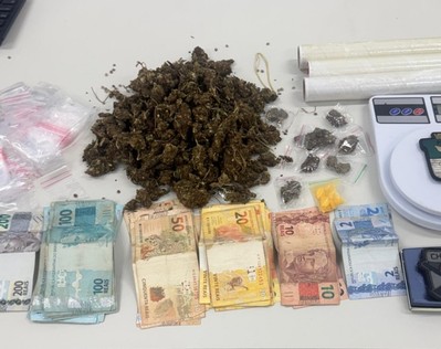 Suspeito de tráfico é preso com R$ 5 mil em espécie no bairro Dom Luciano