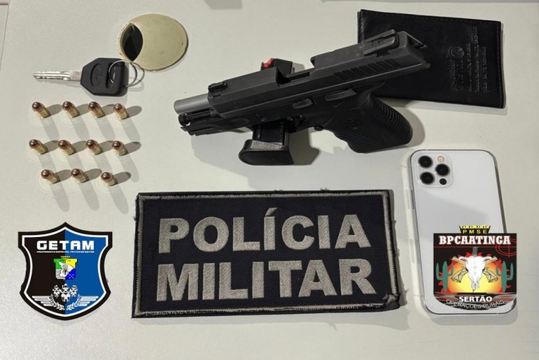 Investigado é preso por porte ilegal de arma de fogo em Campo do Brito