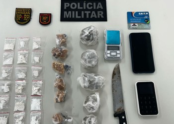 Crack, Maconha e Cocaína são apreendidas prontas para a venda na Zona Norte de Aracaju