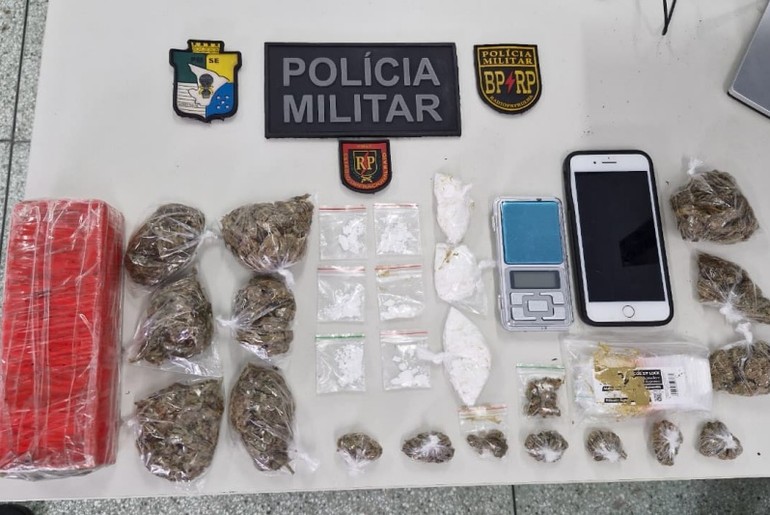 Homem é preso com maconha e cocaína em condomínio em Socorro