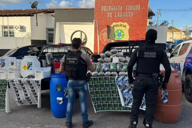 Operação policial desmantela ponto de drogas e termina com suspeito morto em Lagarto