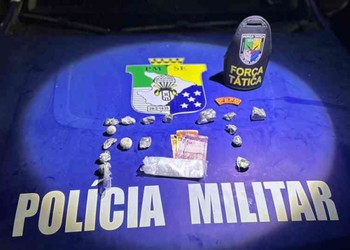 Dupla é presa suspeita de tráfico de drogas em Cedro de São João