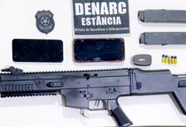Dois suspeitos são presos com carabina durante operação policial em Estância