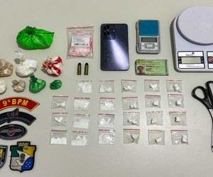 Homem é preso com cocaína, munições e balanças de precisão em Capela
