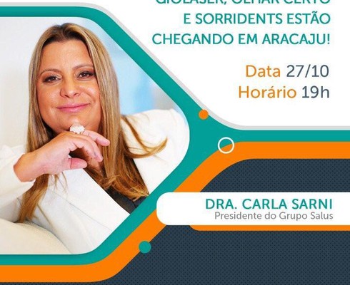 Giolaser, Olhar Certo e Sorridents estão chegando em Aracaju