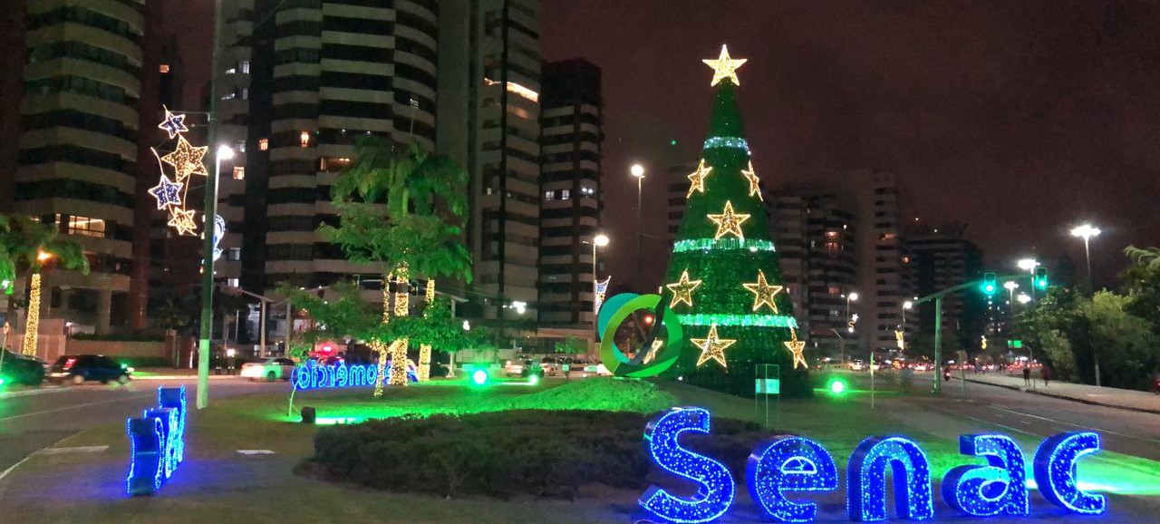 Natal iluminado: luzes já estão acesas na cidade