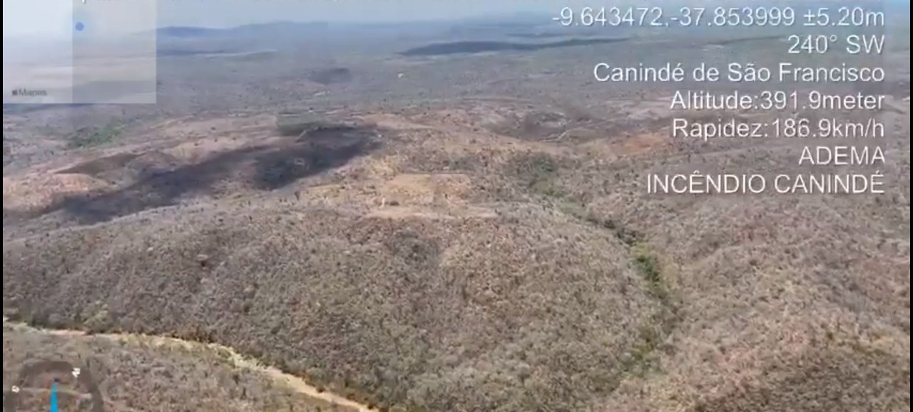 Incêndio em Canindé já foi controlado, afirma bombeiros