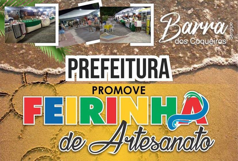 Barra dos Coqueiros: Feirinha de Artesanatos acontece até próximo domingo (12)