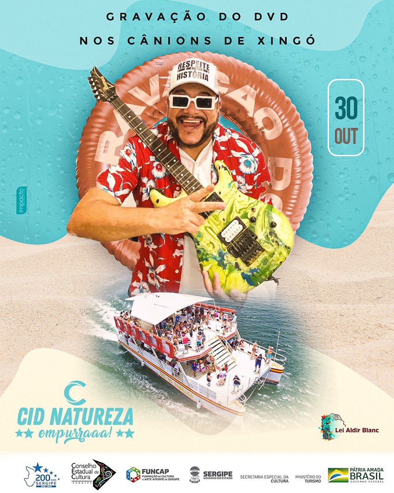 Cid Natureza grava DVD nos Cânions do Rio São Francisco neste sábado, 30