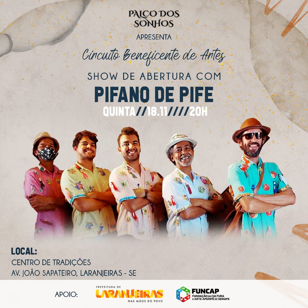 Circuito Beneficente de Artes acontece em Laranjeiras