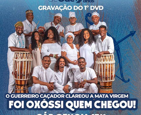 Afoxé de Odé completa 10 anos e grava seu primeiro DVD em Socorro